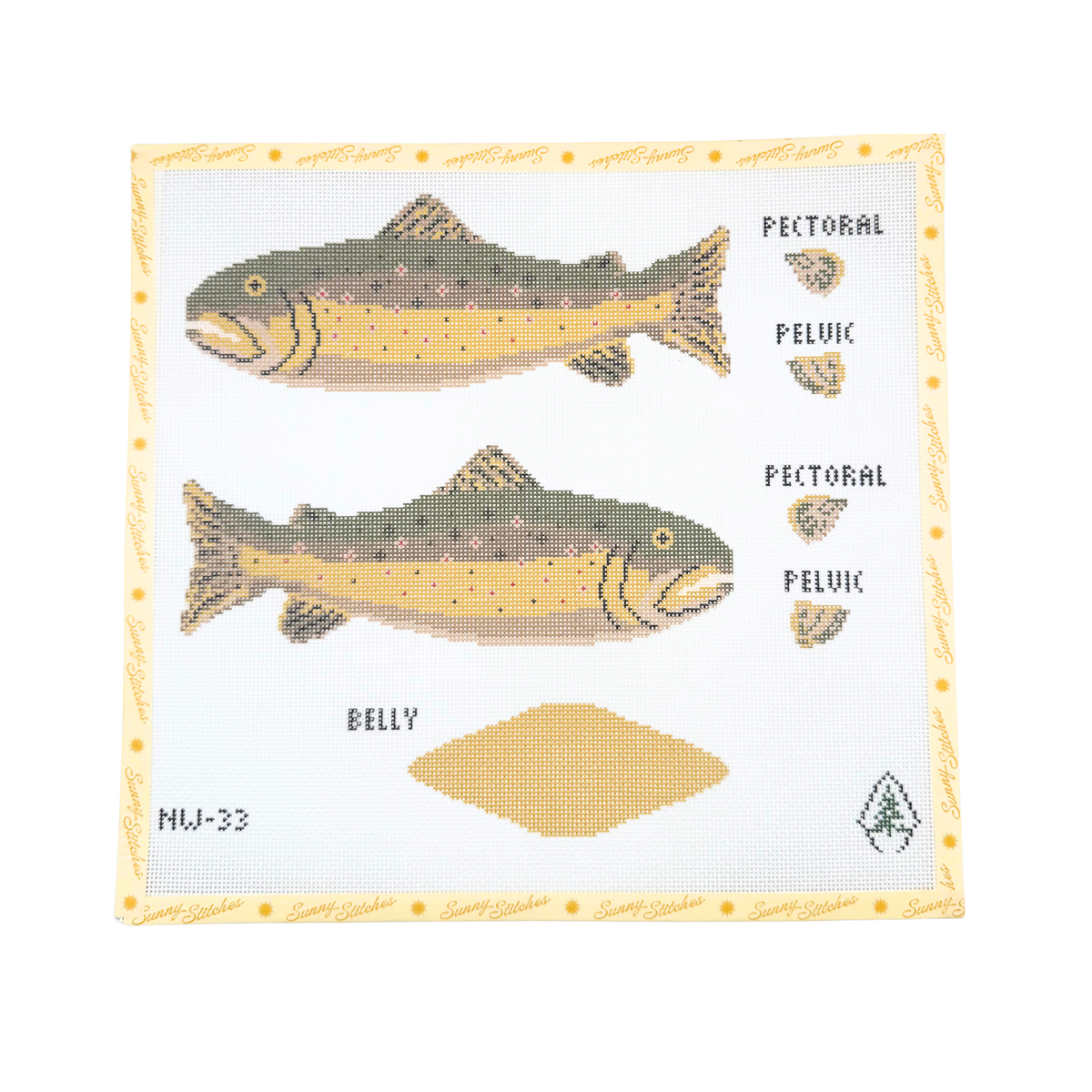 3D Brown Trout
