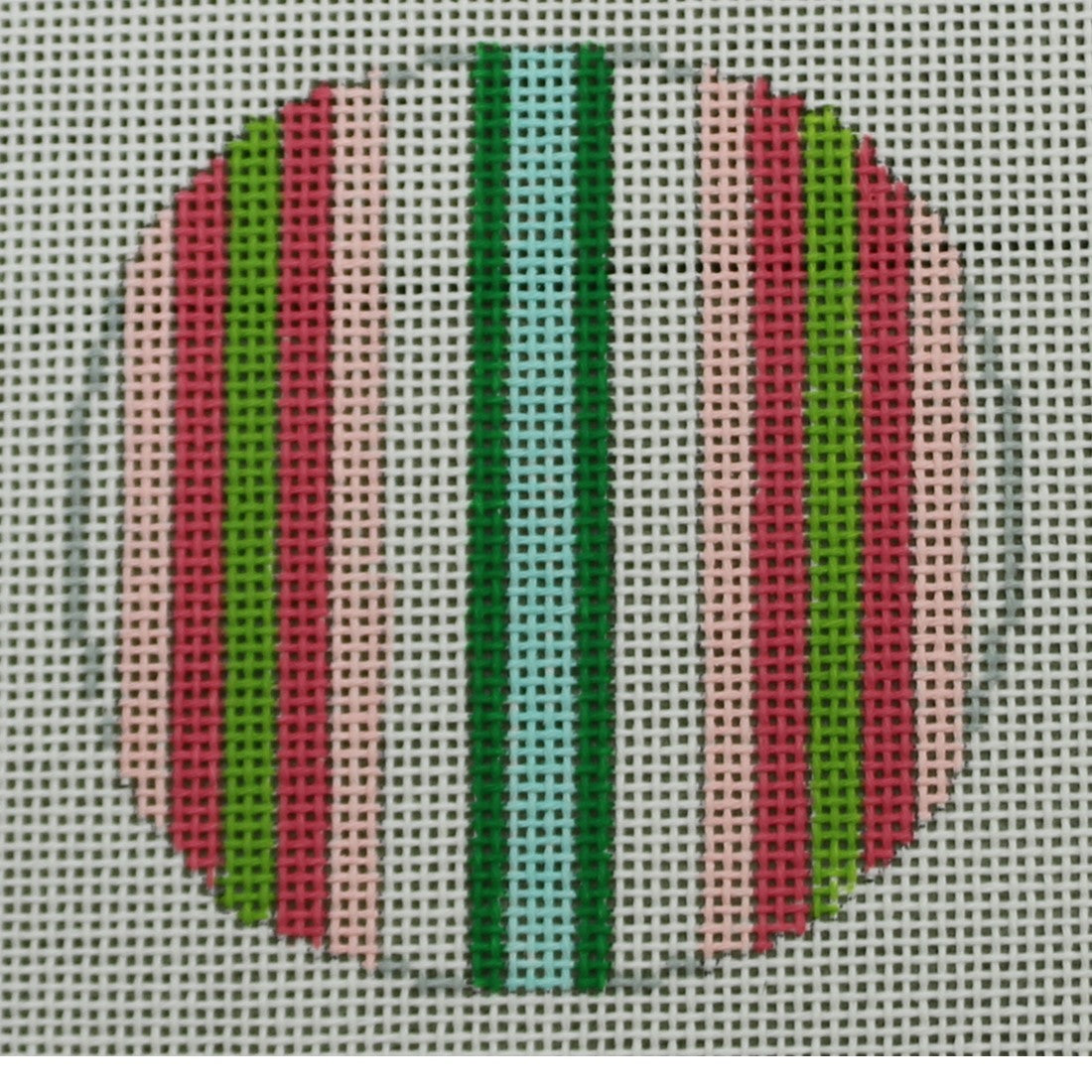 Pink, Green, and Turquoise Ornament