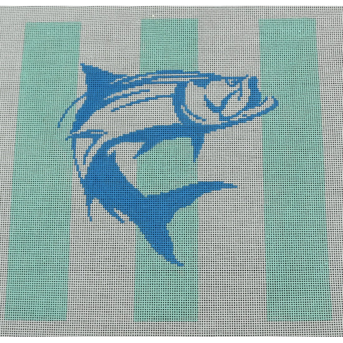 Tarpon on Mint Stripes