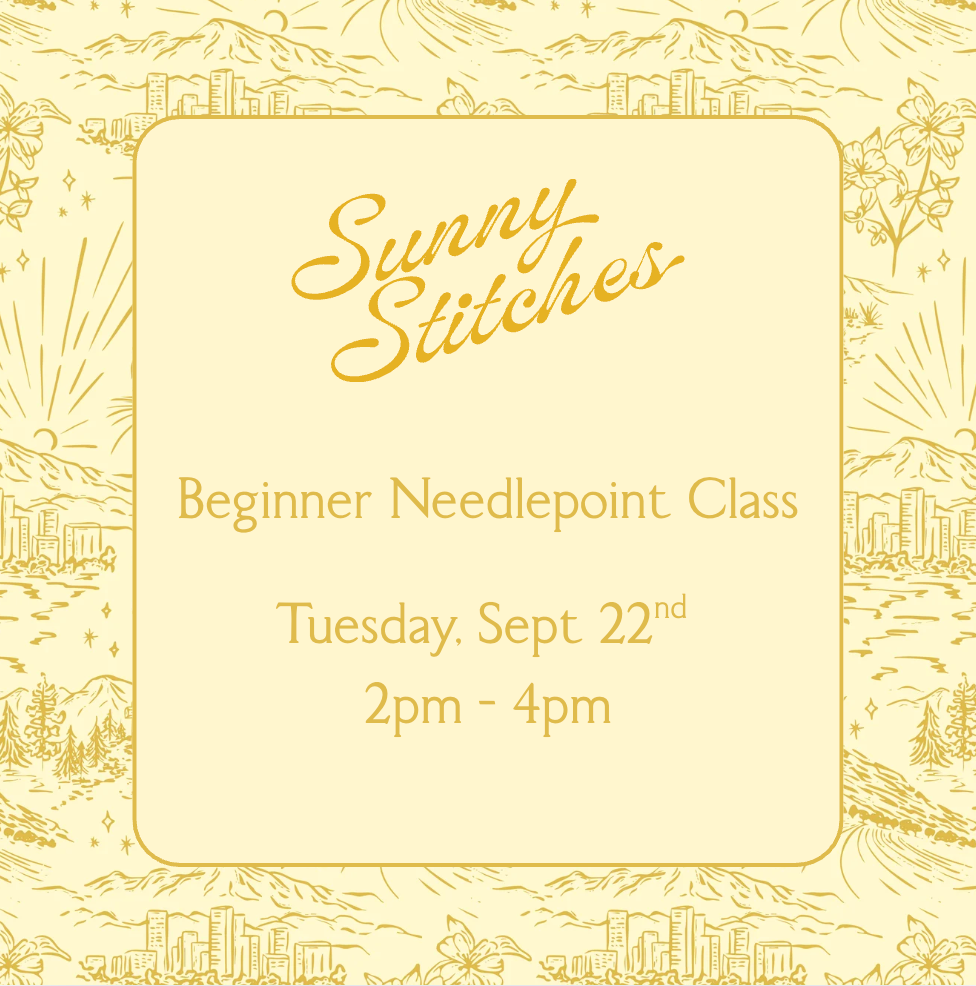 Beginner Needlepoint Class | Tuesday, September 22nd