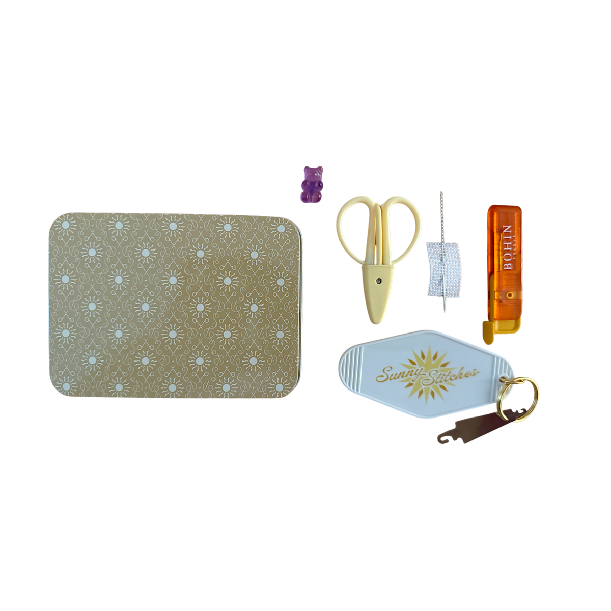 Grab and Go Tool Kit - Yellow Scissors Toile
