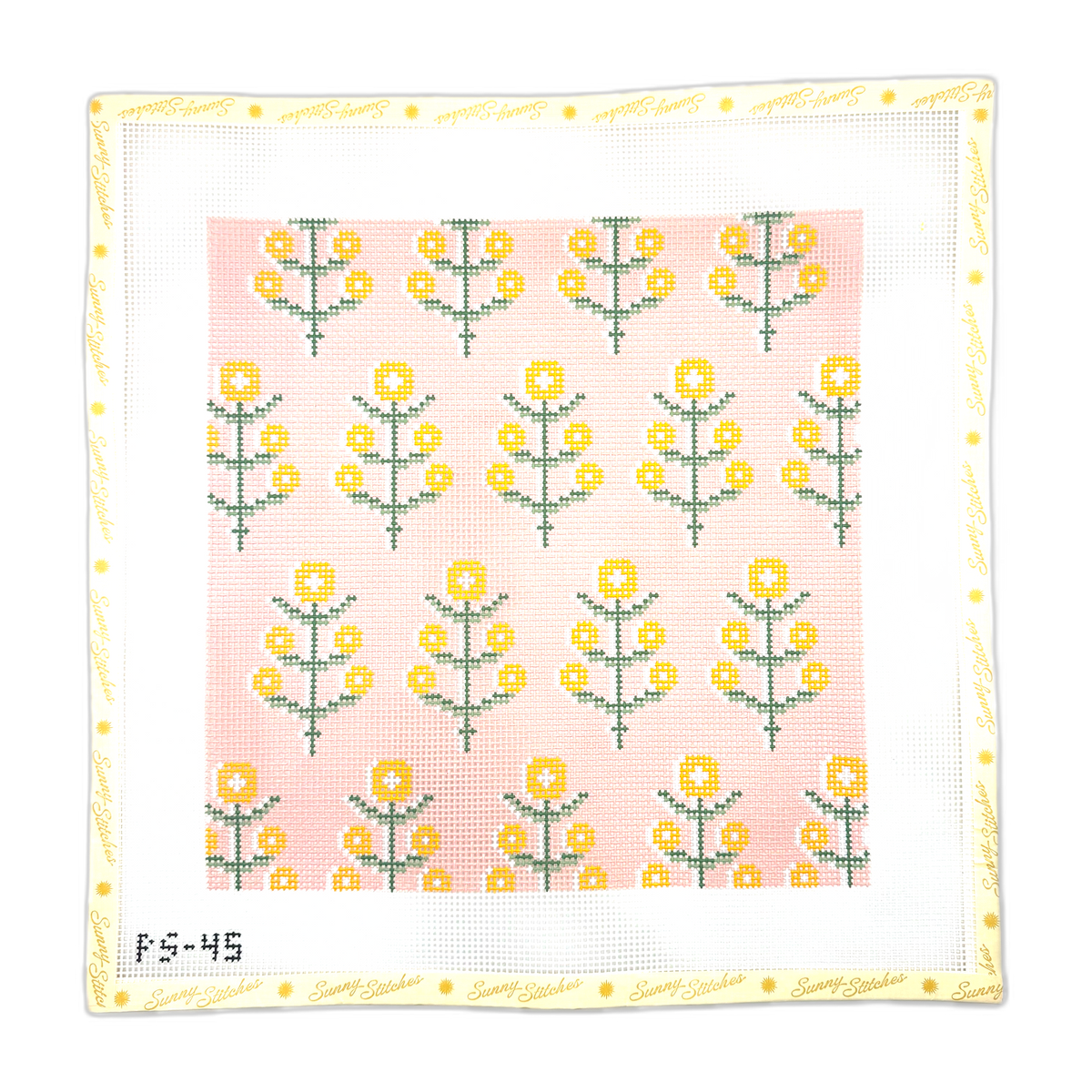 Block Print Pillow Pink and Orange