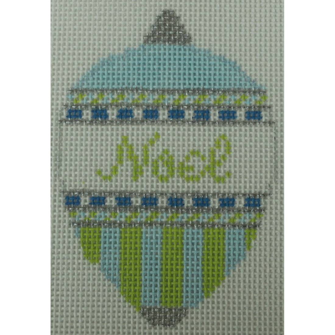 Noel Bauble Blue and Green