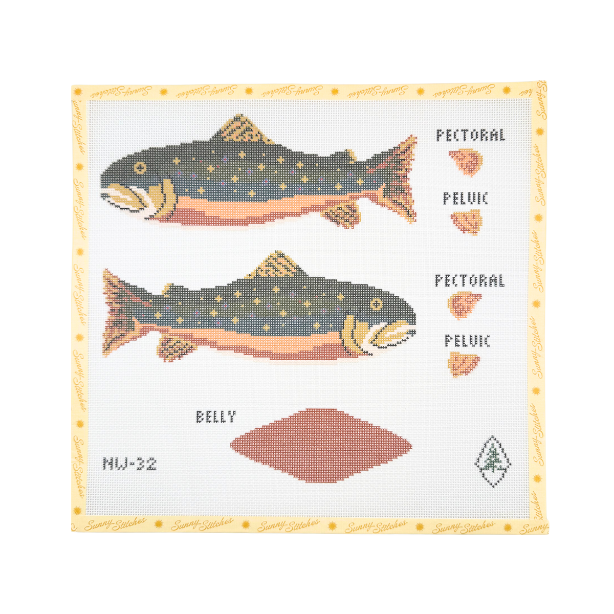 3D Brook Trout