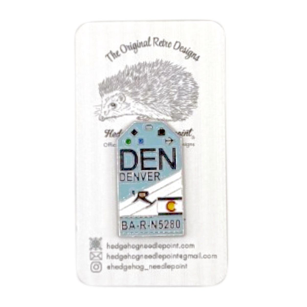Denver Travel Tag Needleminder
