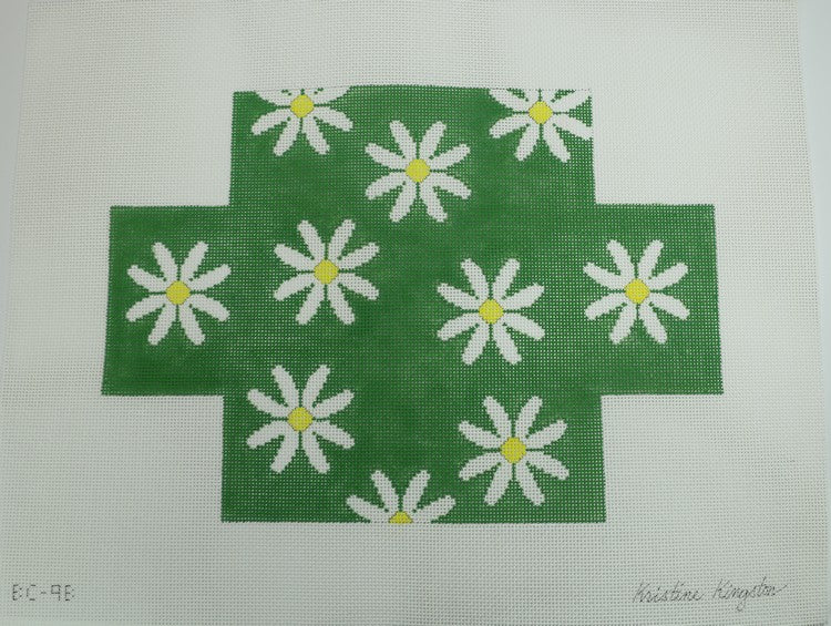 Daisies on Green - 13 mesh