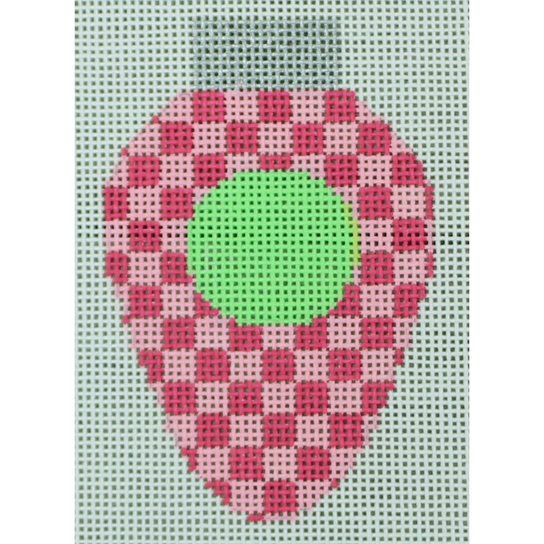 Easter Lightbulb w/Pink Check