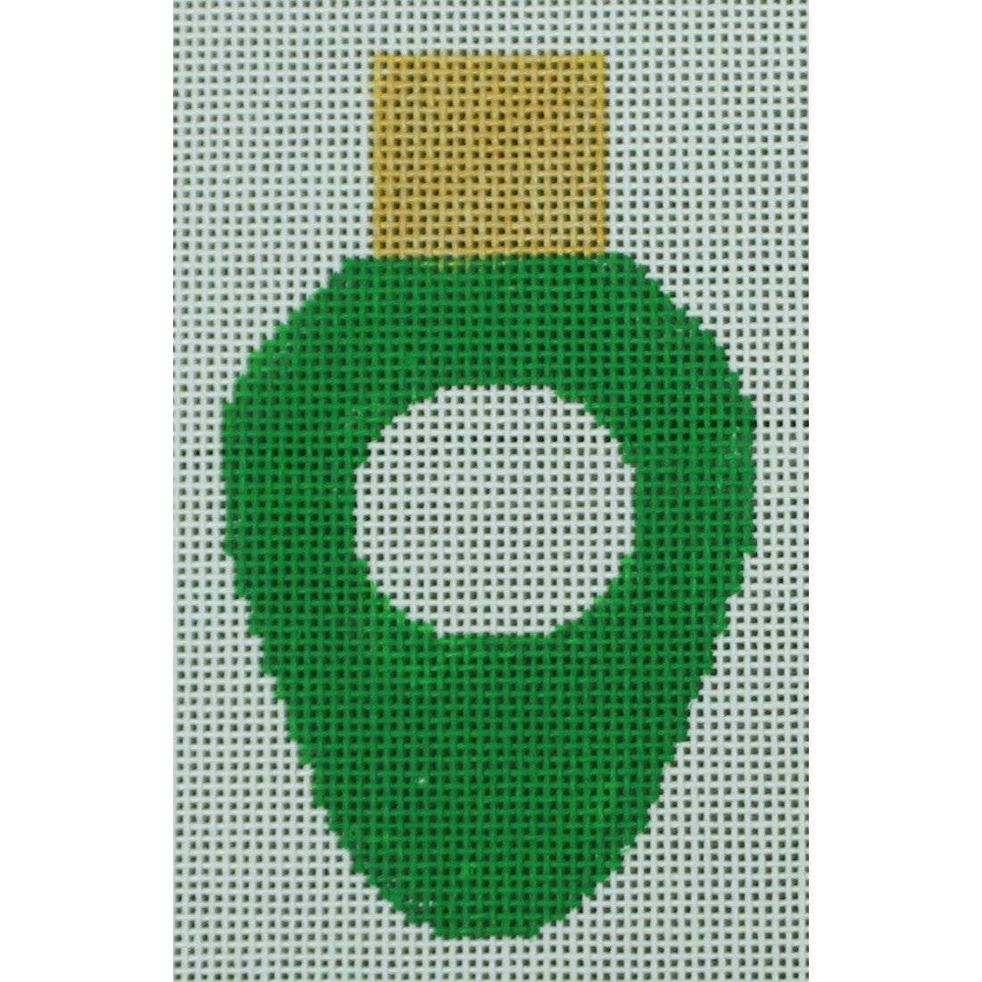 Christmas Lightbulb Green
