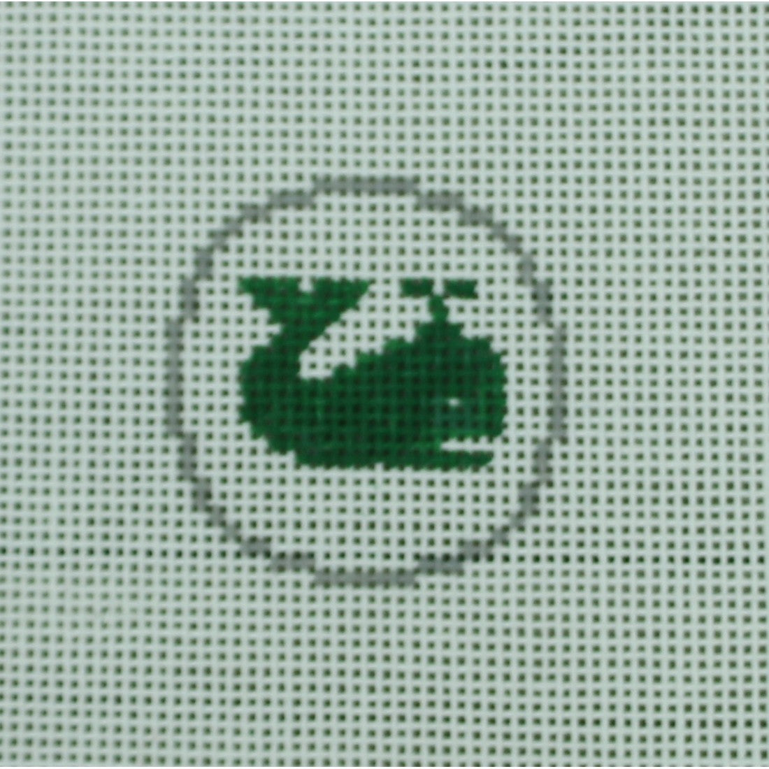 Green Whale Mini Circle