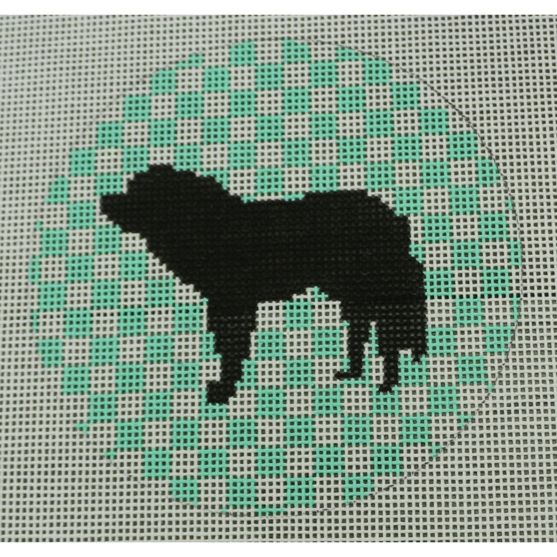 St Bernard on Seafoam