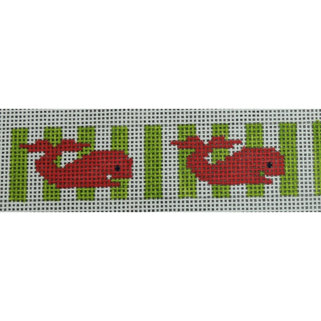 Pink Whales on Lime Stripes Sunglass Strap