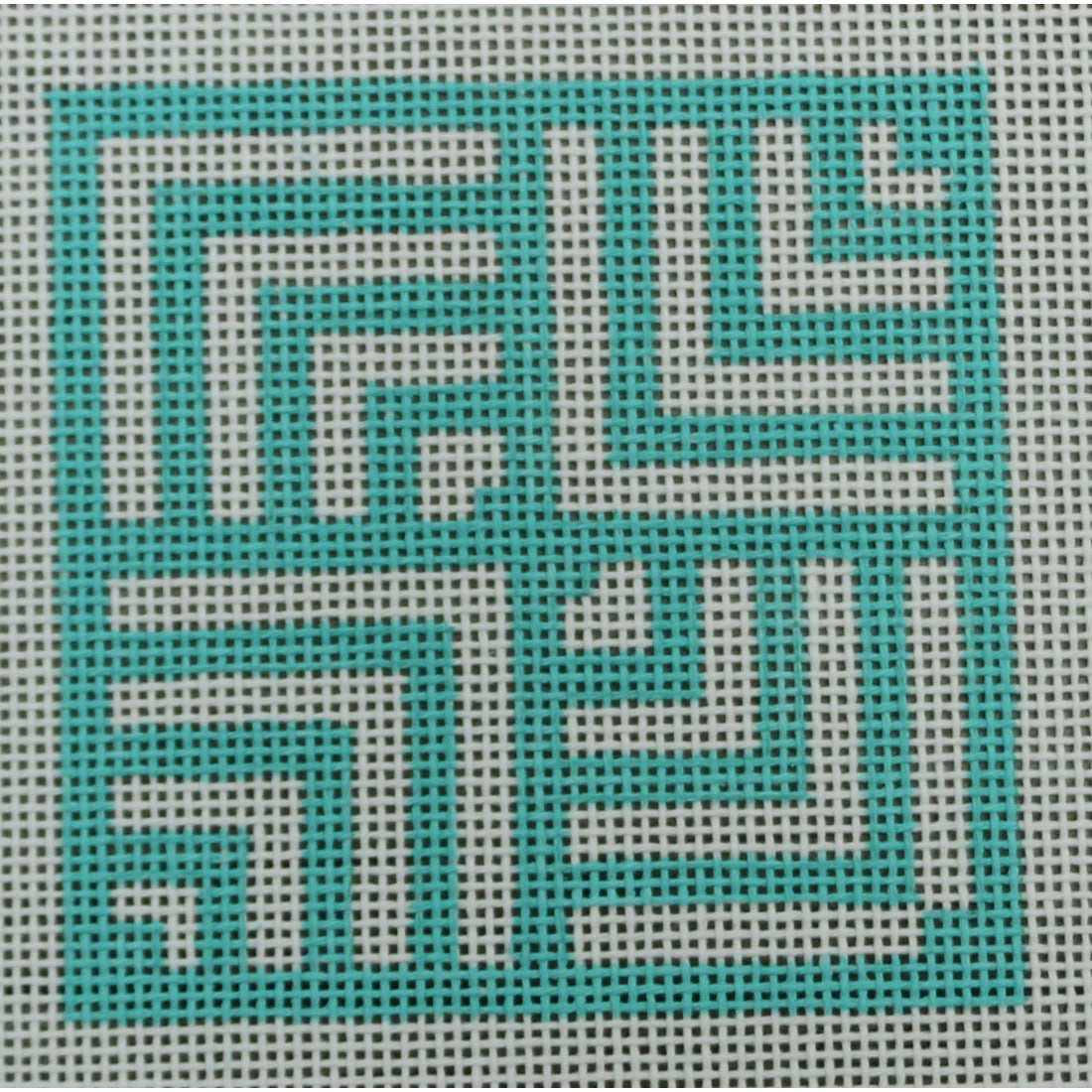 Geometric 4 Square - Turquoise