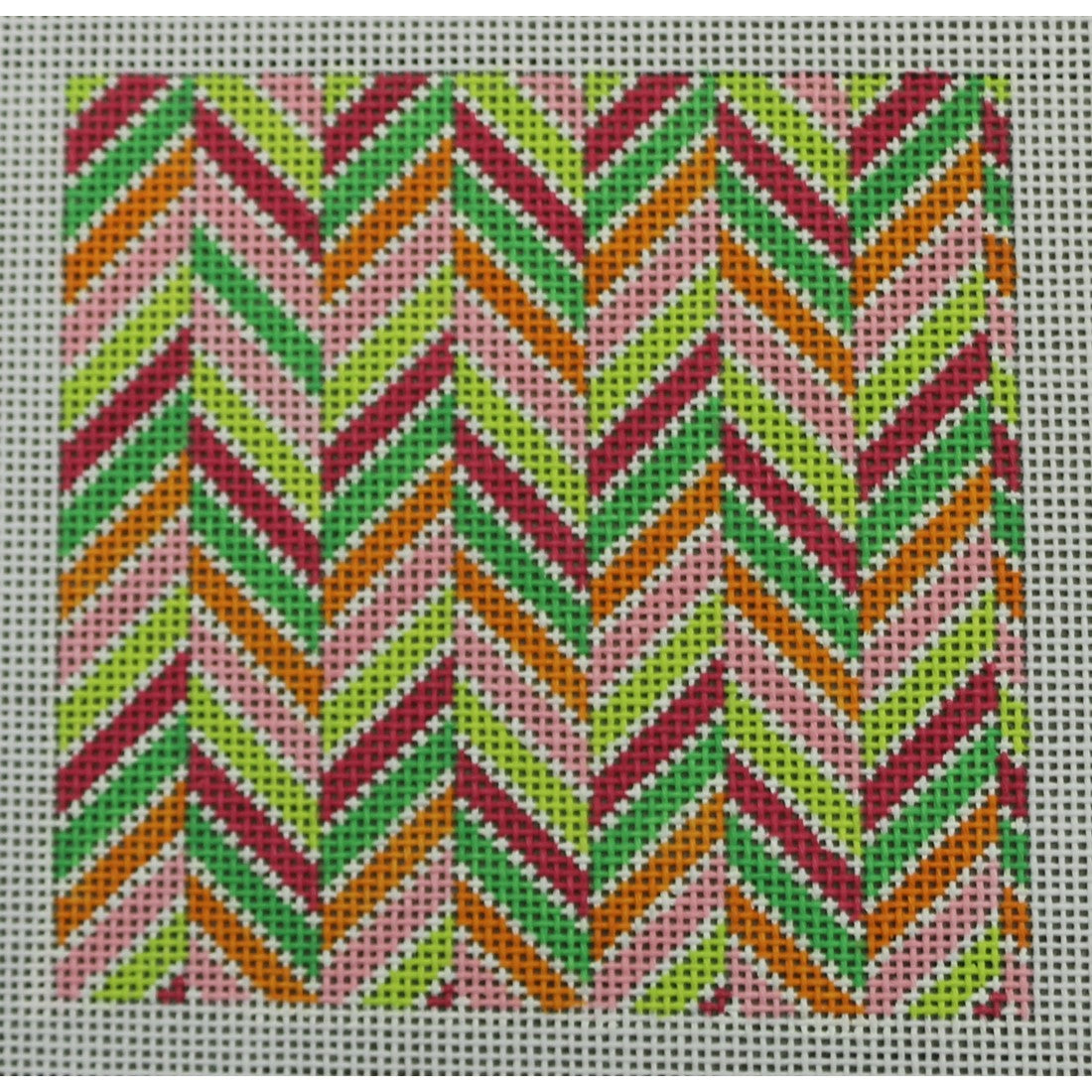Chevron Multi Pink, Green, and Orange