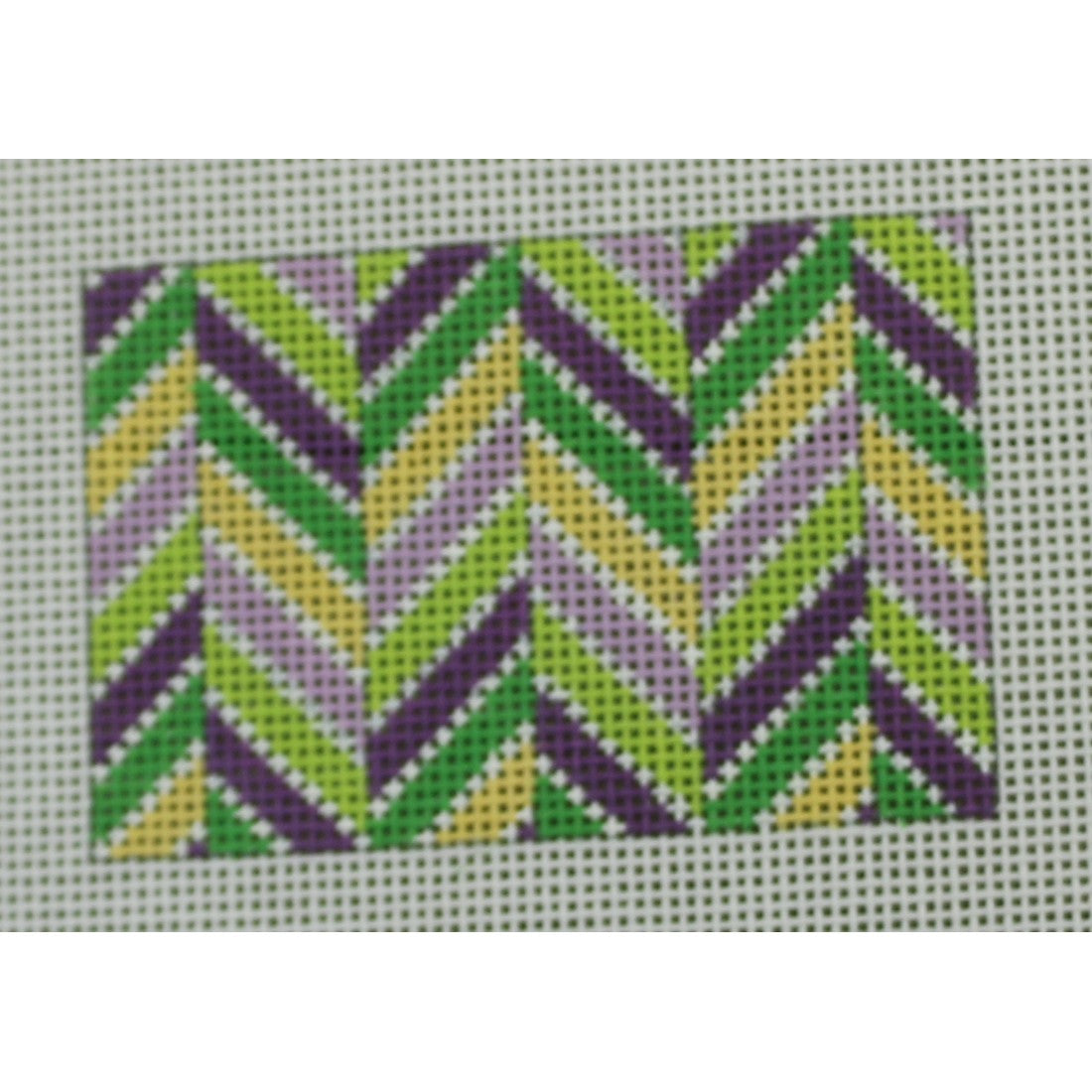 Chevron Multi Purples, Greens, and Yellow Wallet Case