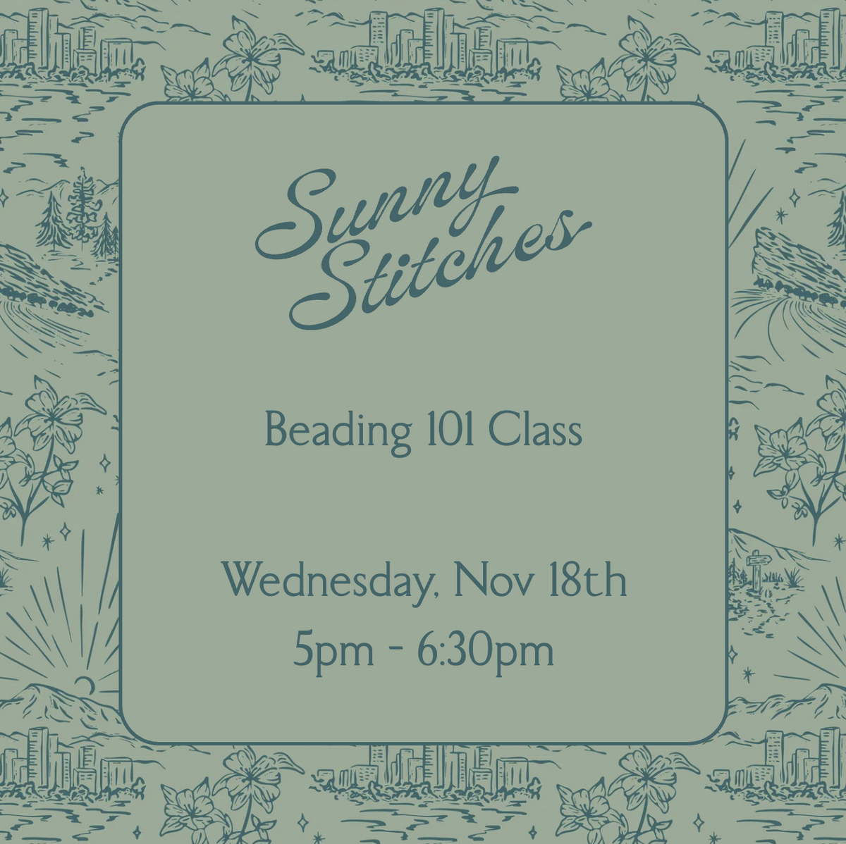 Beading 101 Class  | Wednesday, November 18th
