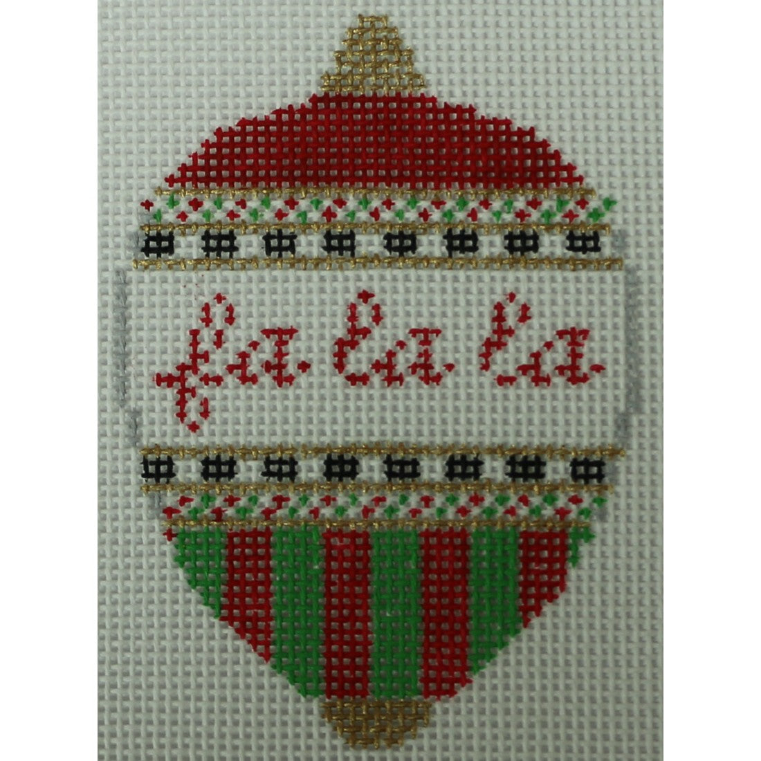Fa La La Bauble Red and Green