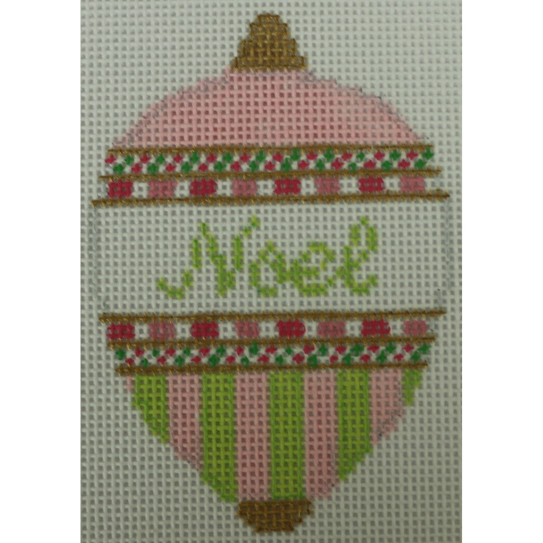 Noel Bauble Pink and Green